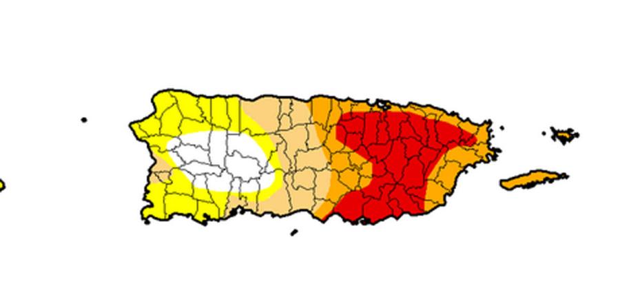 (Imagen del Monitor de Sequía de Estados Unidos)